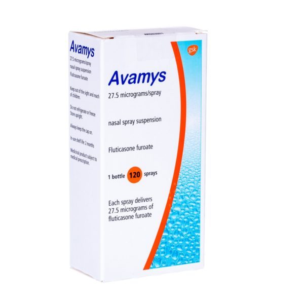 Avamys Nasal Spray 120 Dose (Fluticasone Furoate) - Online Chemist UK ...