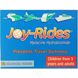 Joy-Rides travel sickness tablets