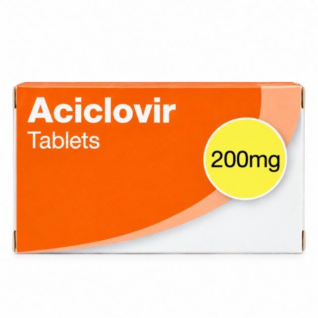 Aciclovir 200mg Tablets for Cold Sores