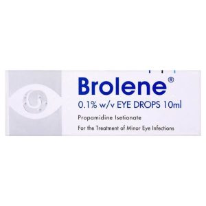 Brolene eye drops
