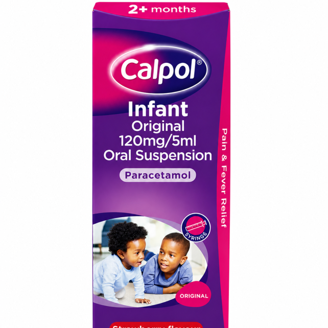 Calpol Infant Suspension Strawberry Flavour Liquid Paracetamol