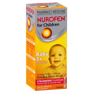 Nurofen For Children & Babies Strawberry Flavour Ibuprofen Liquid