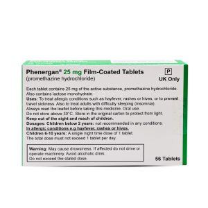 Phenergan Antihistamine Tablets
