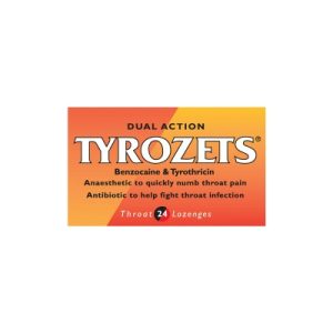 Tyrozet Dual Action Throat Lozenges